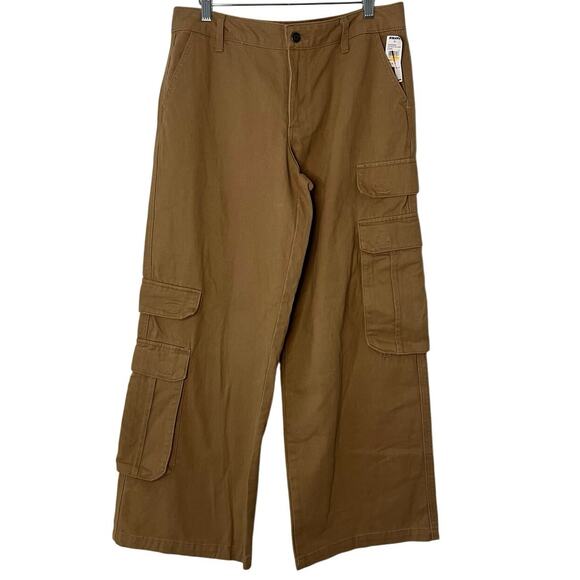 WIDE LEG CARGO UTILITY PANTS LOW RISE RSQ NEW - Picture 2 of 4